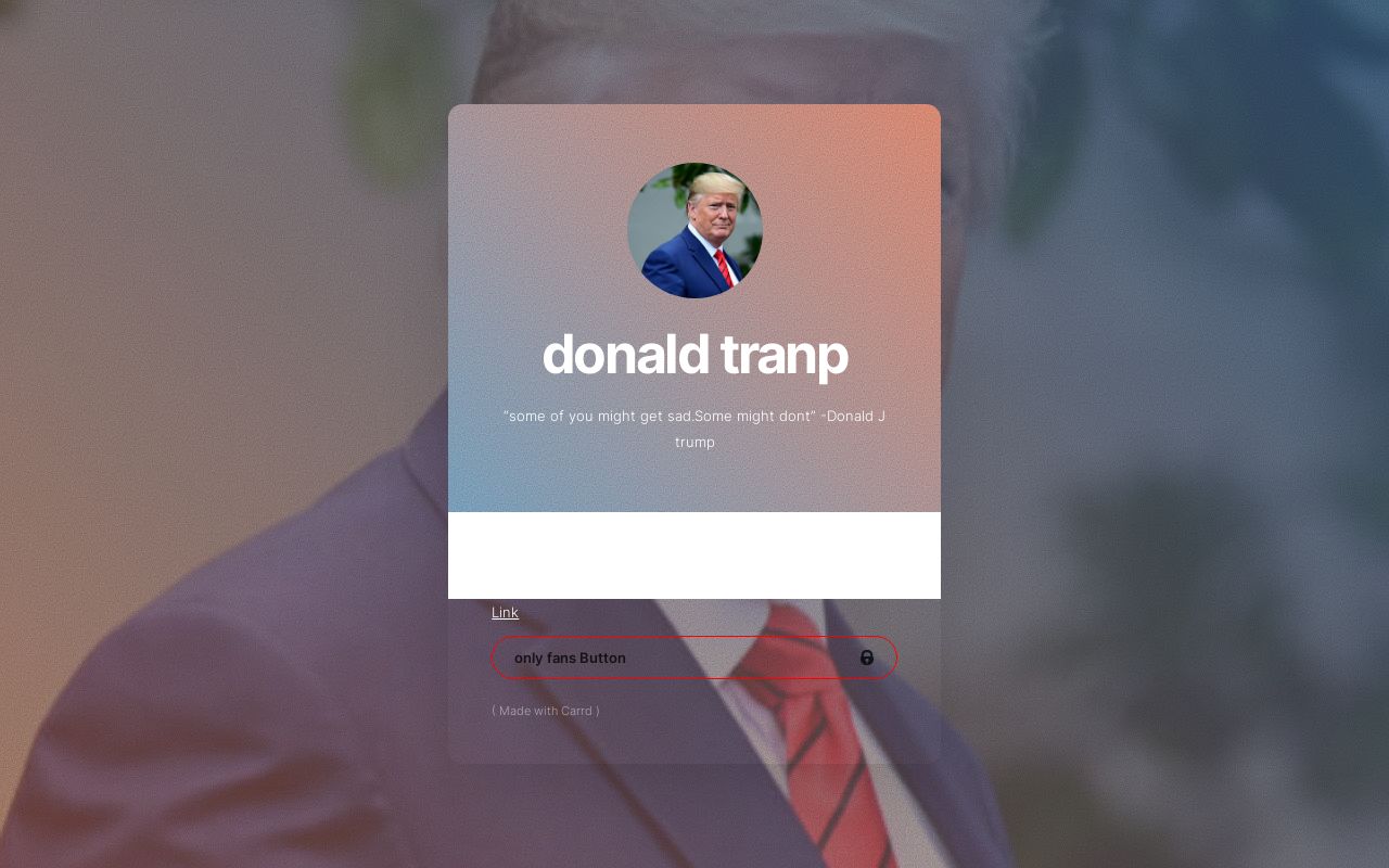 Carrd profile picture for @donald